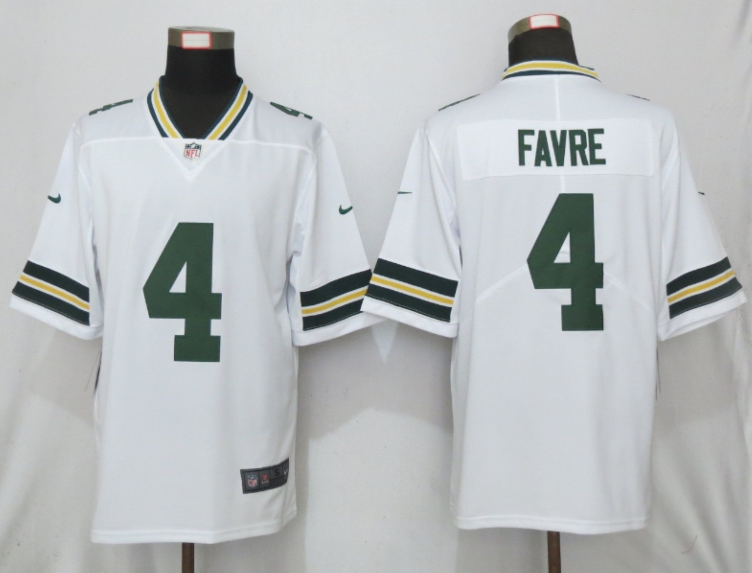 Men Green Bay Packers #4 Favre White Nike Vapor Untouchable Limited Playe NFL Jerseys->green bay packers->NFL Jersey